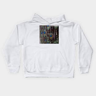 Peacock Feather Kids Hoodie